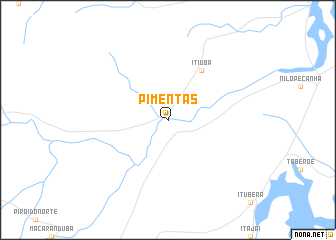 map of Pimentas