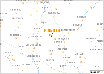 map of Pimenta