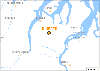 map of Pimenta