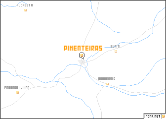 map of Pimenteiras