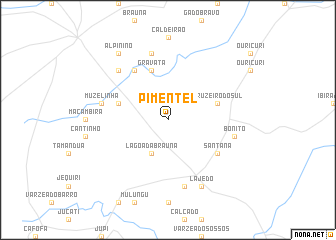 map of Pimentel