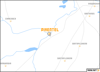 Pimentel (Brazil) map - nona.net