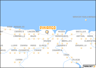 map of Pimiango