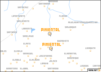 map of Pimiental