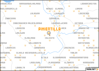 map of Pimientilla
