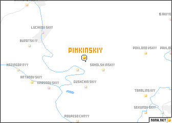 map of Pimkinskiy