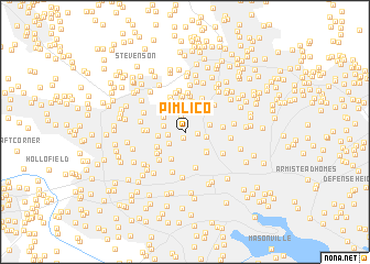 map of Pimlico