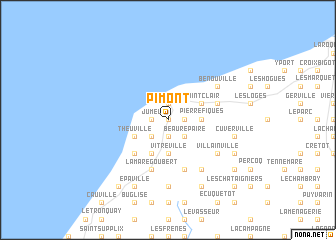 map of Pimont