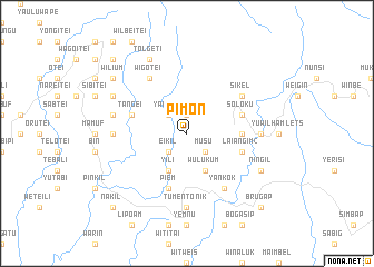 map of Pimon