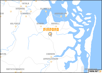 map of Pimpama