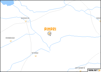 map of Pimpri