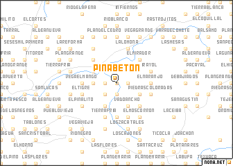 map of Pinabetón