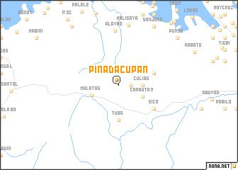 map of Pinadacupan