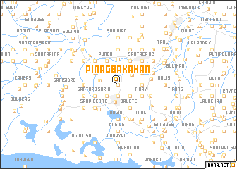 map of Pinagbakahan