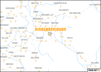 map of Pinagbarriohan
