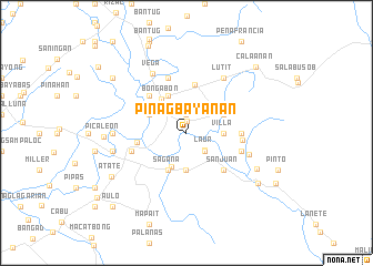 map of Pinagbayanan