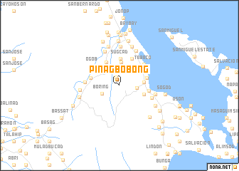 map of Pinagbobong