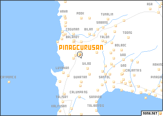 map of Pinagcurusan