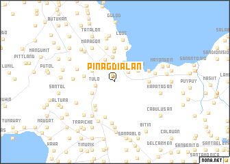map of Pinagdialan