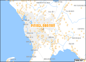 map of Pinaglabanan