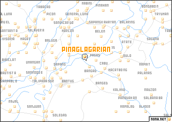 map of Pinaglagarian