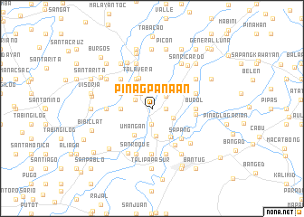 map of Pinagpanaan