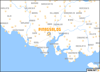 map of Pinagsalog