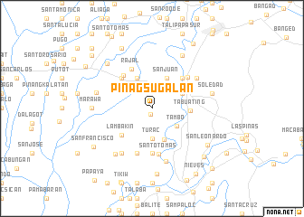 map of Pinagsugalan