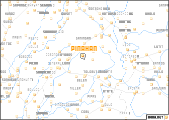 map of Pinahan