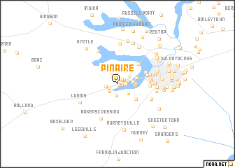 map of Pinaire