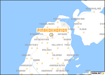 map of Pinakokhórion