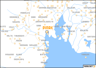 map of Pinak