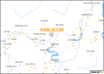 map of Pinalaccan