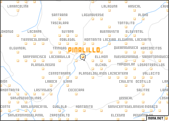 map of Pinalillo