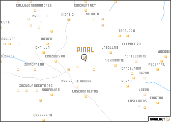 map of Pinal