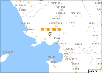 map of Pinamaban