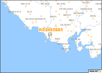 map of Pinamanaan