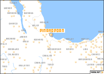 map of Pinamopoan
