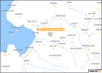 map of Pinamorongan