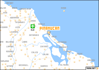 map of Pinamuc-an