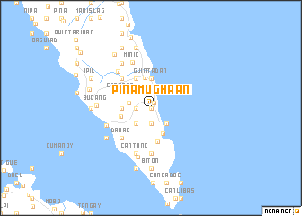 map of Pinamughaan