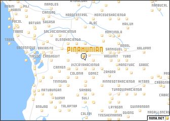 map of Pinamunian