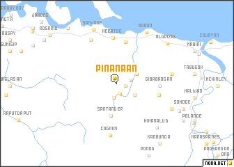 map of Pinanaan