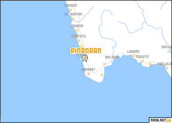 map of Pinana-an