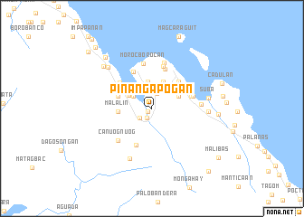 map of Pinangapogan