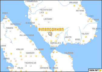 map of Pinangomhan