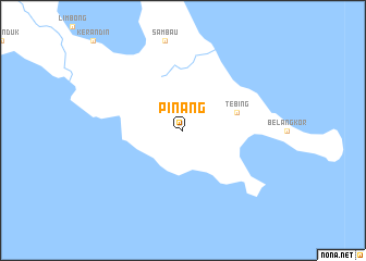 map of Pinang