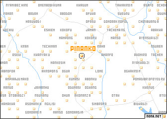 map of Pinanko