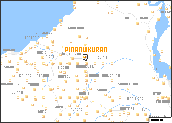 map of Pinanukuran