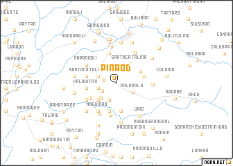 map of Pinaod